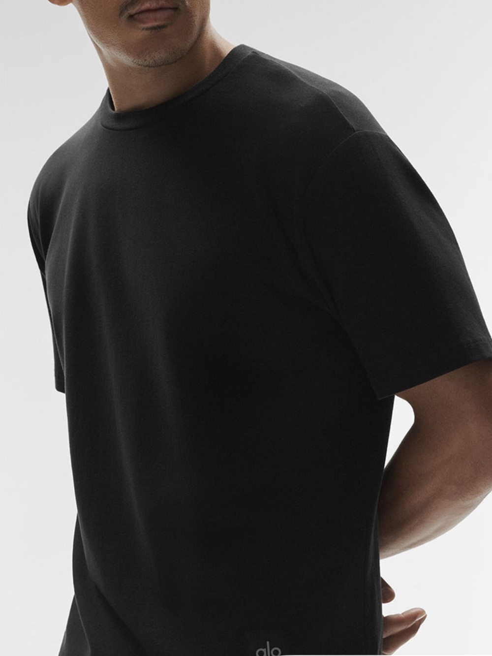 NWT ALO Double Take Men's Black Short Sleeve Crew Neck Tee